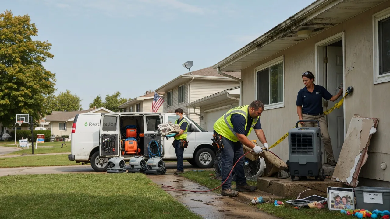 Water Damage Restoration in Mineral Springs, NC near me